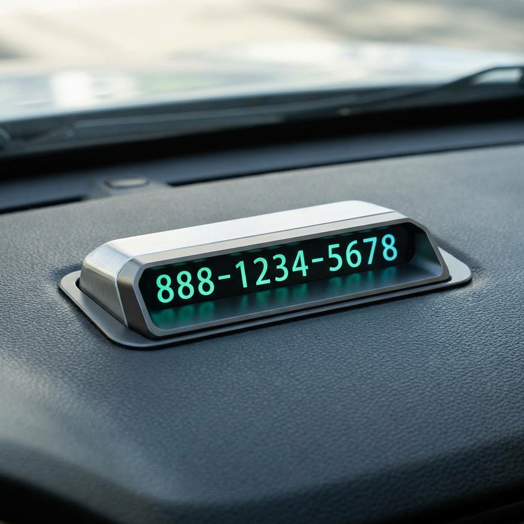 Temporary parking plates